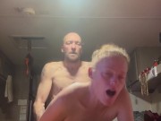 Pounding my sexy wife from behind 8/16