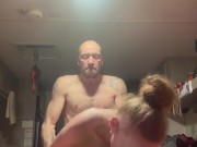 Pounding my sexy wife from behind 9/16