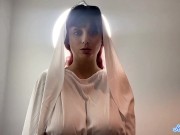 la Madonna TETTONA BLASFEMA vuole sesso forte e sborra sulle tette 2/16