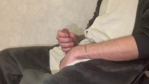 Top hard fucks his puppy in the mouth and makes him choke on his dick