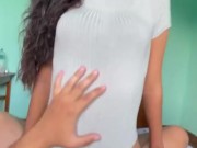 COMPILAÇÃO SKINNY com aparelho de lingerie antes da chegada dos pais 14/16