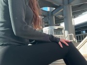 Finding A Spot At The Mall To Cum Hard | Public Orgasm | Outdoors 4/16