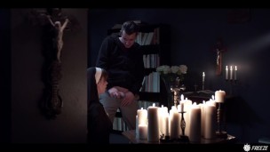 Russian Redhead Nun Used in Freeze Time Fuck - Hot Blasfemy Real Life Doll Sex with Sata Jones
