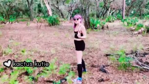 sweatiest pee ever on a hot hike