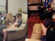 Heather Kane Milks Noob in Ski Goggles 4/16