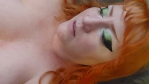 Redheaded GF surprises you with playtime video