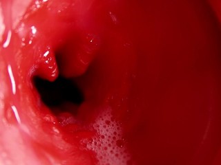CAMERA INSIDE PUSSY: POWERFULL CUM IN PUSSY! BEST Internal ASMR in 4K MORE SPERM
