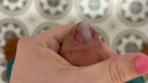 Faster than you think ….Trans Cums in quick RR break💦