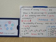 The probability of winning a 5-star item is 8%.[JapanMath] 10/16