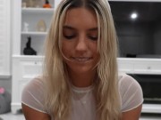 Girl Gets a HUGE FACIAL After Her First College Party!!! 2/16