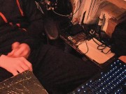 Hides in Garage to Stroke & Shoot Load W/Ball Ring 2/16