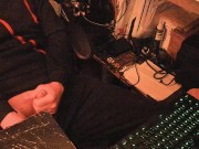 Hides in Garage to Stroke & Shoot Load W/Ball Ring 8/16