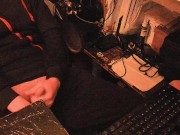 Hides in Garage to Stroke & Shoot Load W/Ball Ring 9/16