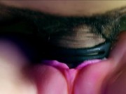 Pink pussy sucked my hot cock and I came deep in the hole