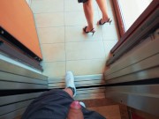 Hot Milf with big tits gets fucked hard near the elevator 2/16