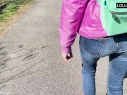 Seduced Him in the Forest – Blowjob & Cum on My Ass in the Summer Heat 🔥👅 (Real Outdoor) 2/16