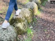 Seduced Him in the Forest – Blowjob & Cum on My Ass in the Summer Heat 🔥👅 (Real Outdoor) 3/16