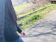 Seduced Him in the Forest – Blowjob & Cum on My Ass in the Summer Heat 🔥👅 (Real Outdoor) 4/16