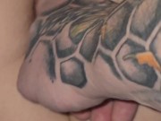 Leaking pussy gets a good fingering after hard orgasm 8/16