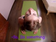 FIT BELLE wants to seduce him with TIGHT GYM SHORTS and get FUCKED not TRAIN