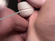 up close fuck machine orgasm.. it’s sooo creamy 12/16