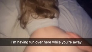Girlfriend Fucks While Boyfriend is Away [Snap Compilation] (Fuck a Fan on OF @Prettybuttkayla)