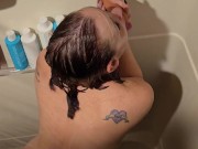 Secret Shower Video... WAIT, WHAT IS SHE DOING? 6/16