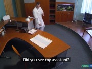 FEET Loving Doctor CUMS TWICE with a Redhead with Great Sexual Skills - Fake Hospital 1/16