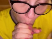 Sloppy Blowjob with Milk👅👅👅💦💦 13/16