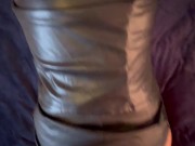 Sexy vestido de cuero/ sexy leather POV 1/16