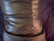 Sexy vestido de cuero/ sexy leather POV 3/16