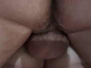 Using my fuckmeats ass and making her gape