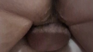 Using my fuckmeats ass and making her gape