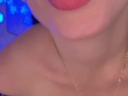 Playing with boobs and lips 10/16