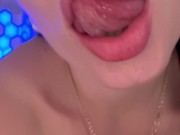 Playing with boobs and lips 9/16