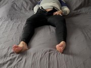 Masturbieren Bett, Clyde erwischt mich dabei. Zittern Zucken stöhnen intensiv Orgasmus ich komme 7/16