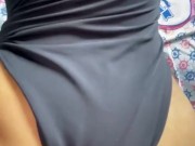 minha namorada  magrinha com aparelho antes de ir para piscina 13/16