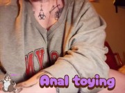 Anal obsessed whore put multiple plugs in their ass 💦 1/16