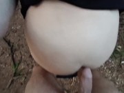 I found a lonely student in the forest and put my cock in her pussy 7/16