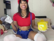 Sexy Mario Cosplay Solo Masturbation 13/16