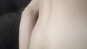 Fucking my ass with Feet in view