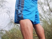 Risky Public Adventure: Huge cock Guy Daring Nature Challenge – Nearly Busted!