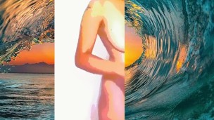 BEAUTIFUL HAWAII FEMALE SHOWERS IN WATER