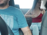 girl masturbates in my car in uber service. 3/16