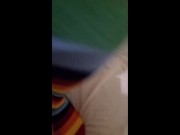 خواهر ناتنیم مچمو موقعی که داشتم با لباساش جق میزدم گرفتو‌‌.my step sister fuck me with huge strapon 15/16