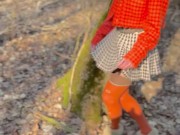 Flashing a pussy in the park while passing boys watch 10/16