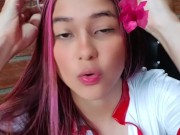WHAT A NICIE NURSE SHOWS ME HER PUSSY AND HER VAGINA DO YOU WANT TO SEE IT?