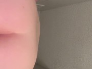 Hot blonde riding hard and sensually a 21 cm cock 7/16