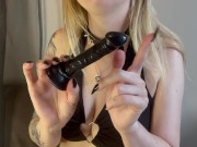 JOI goth girl humiliates your small cock SPH with countdown 9/16