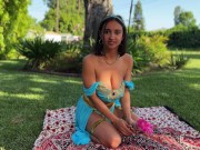Virgin Princess Jasmine Gets Creampied POV Cosplay Hailey Rose 1/16